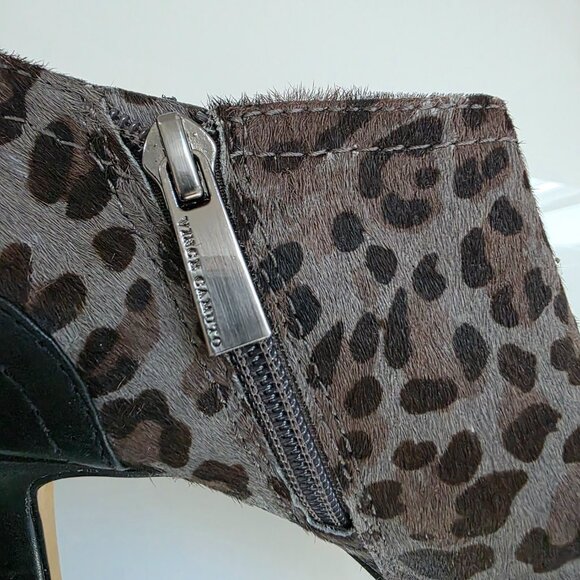 Vince Camuto Leopard Print Calf Hair Booties ๐โจ Size 5 - Picture 13 of 15